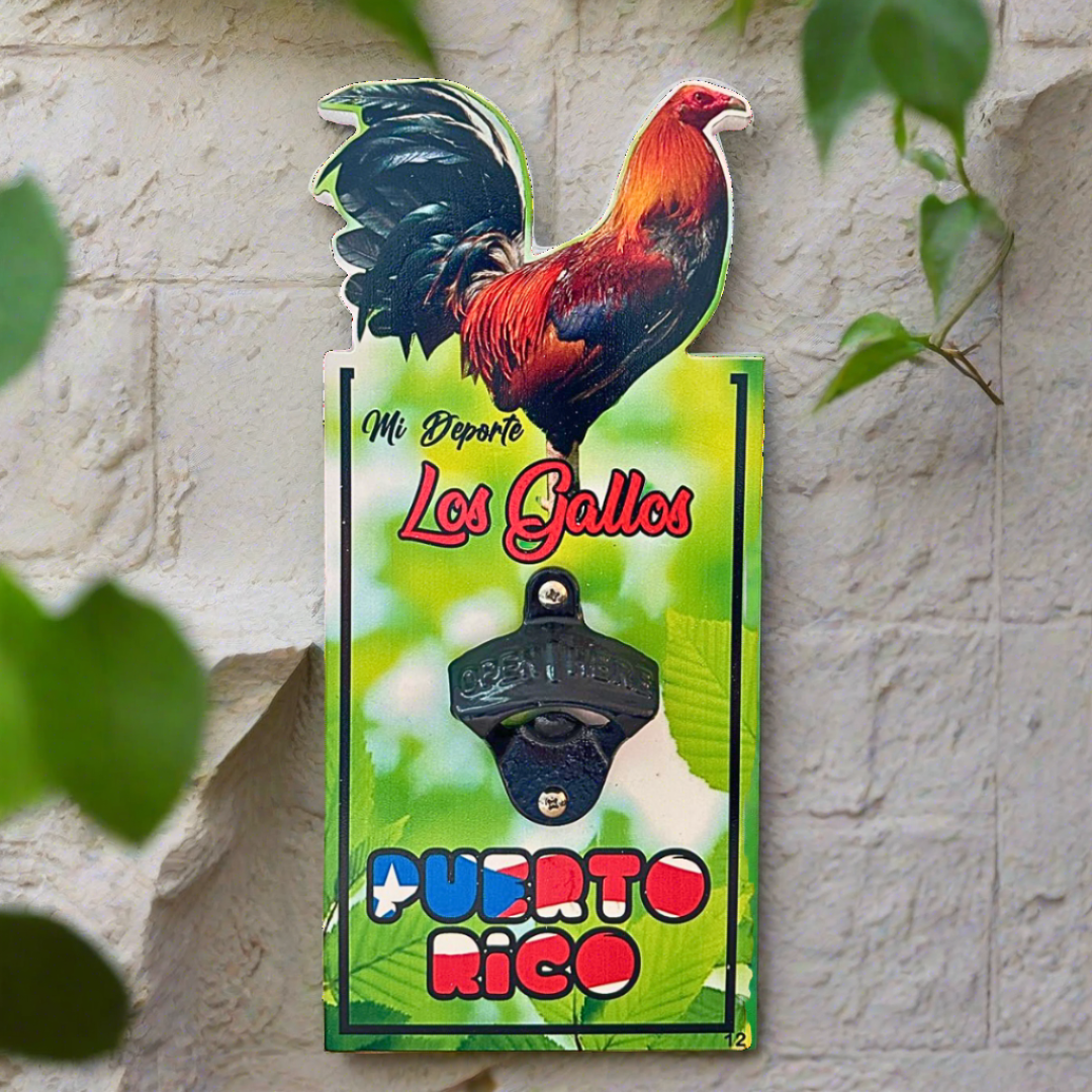 Abre Botellas de Pared - Gallos Puerto Rico