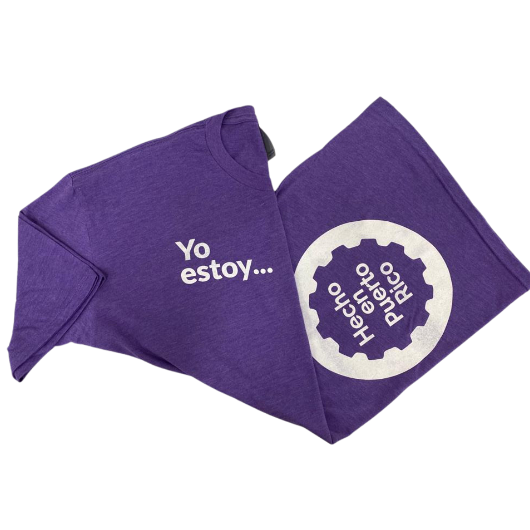 I Am...Made in Puerto Rico Light Purple T-Shirt