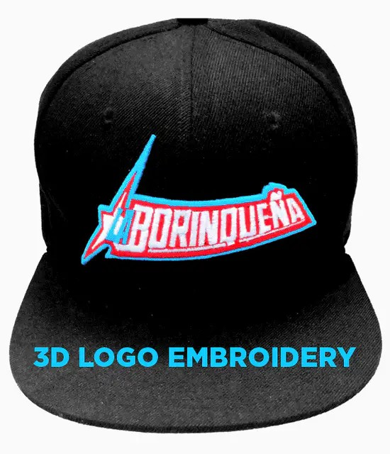 La Borinqueña Snapback Hat 3D Embroidery