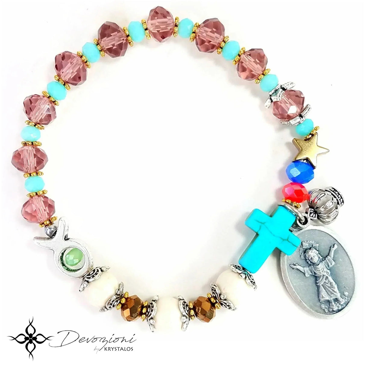 Divino Niño - Brazalete Rosario DEVOZIONI (BUILD TO ORDER)