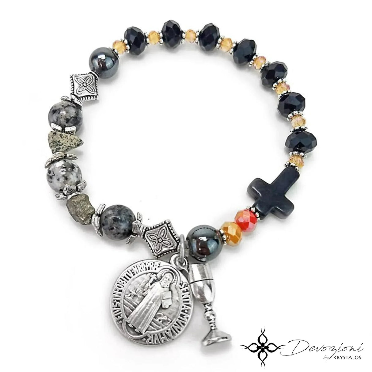 San Benito - Brazalete Rosario DEVOZIONI (BUILD TO ORDER)