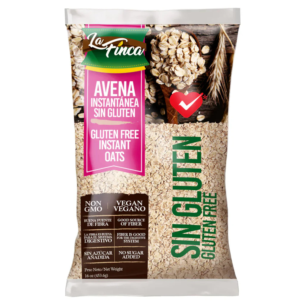 La Finca Avena Instantanea Sin Gluten (16oz) – Hecho en Puerto Rico